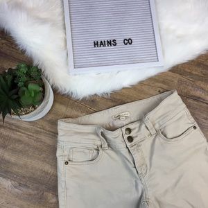 CAbi Jeans- Lou Lou Khaki Pant Straight Leg- 8